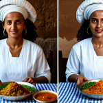 Here are two image prompts for Stable Diffusion XL, focusing on Eritrean cuisine and culture: