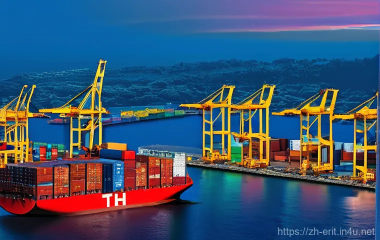 에리트레아와 주변국의 외교 관계 - **Prompt:** A high-angle, panoramic shot of a vibrant, strategically critical coastline along the Re...