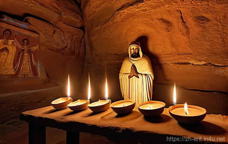 에리트레아의 기독교 문화 - **Prompt 1: Timkat Festival Procession**
    "A vibrant and joyful outdoor procession during the Tim...