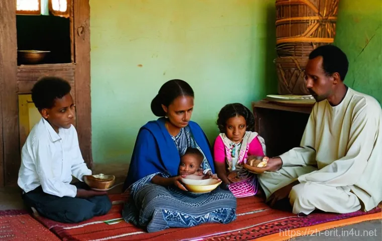 에리트레아의 기독교 문화 - **Prompt 2: Ancient Rock-Hewn Monastery Interior**
    "The serene and ancient interior of an Eritre...