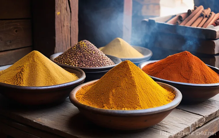 에리트레아의 향신료 생산 - **Vibrant Eritrean Spice Market Scene:**
    A bustling and colorful Eritrean spice market. Focus on...