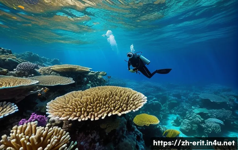 에리트레아의 독특한 지형 - **Prompt: "An underwater scene in the vibrant Dahlak Archipelago, Eritrea. Crystal clear turquoise w...